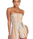 Striped With Style Romper