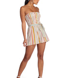 Striped With Style Romper