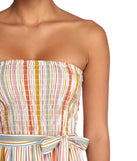 Striped With Style Romper