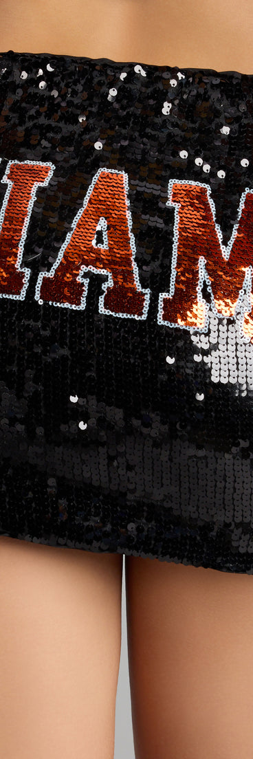 Style up your rotation with the U Already Know Sequin Miami™ Mini Skirt, a trendy skirt made to anchor every outfit with attitude and ease.