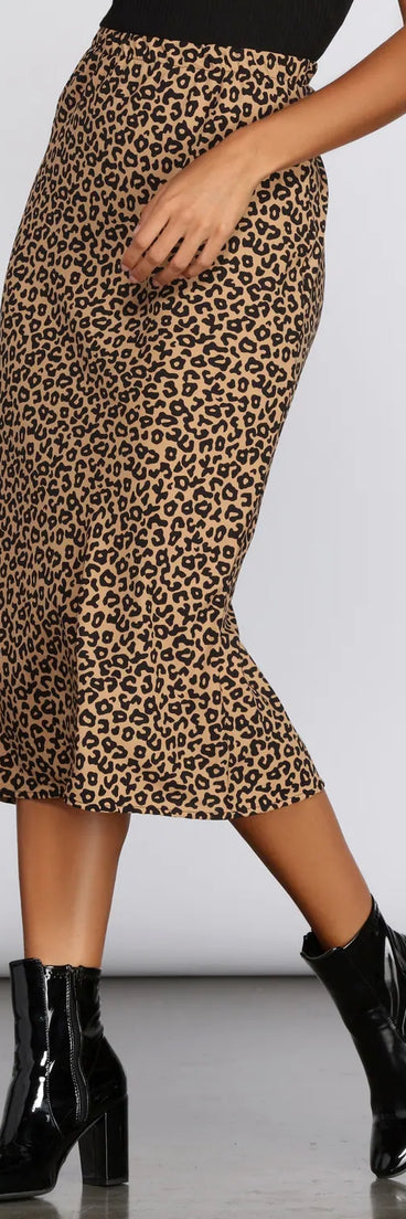 Ready To Roar Leopard Midi