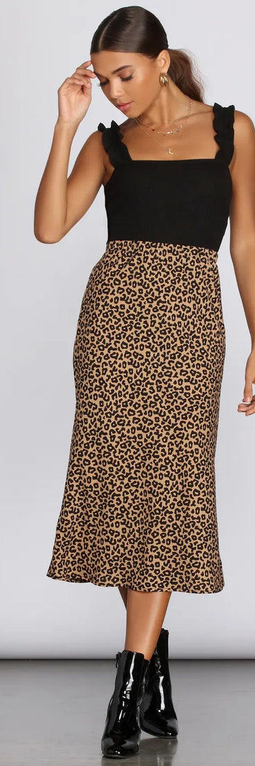 Ready To Roar Leopard Midi