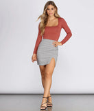 Style In Check Plaid Mini Skirt