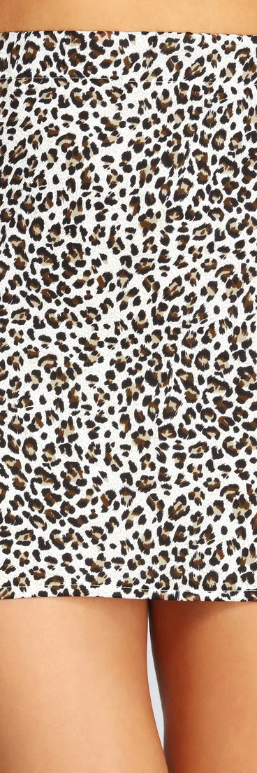 Wild Girl Smocked Mini Skirt