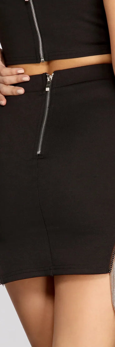 Glam It Up Mini Skirt