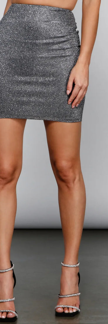 Sparkle Factor Mini Skirt