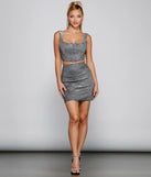Sparkle Factor Mini Skirt