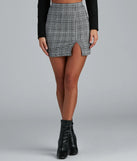 Perfectly Plaid High Waist Mini Skirt