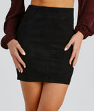 Endless Possibility Faux Suede Mini Skirt