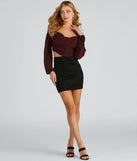 Endless Possibility Faux Suede Mini Skirt