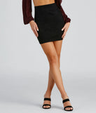 Endless Possibility Faux Suede Mini Skirt