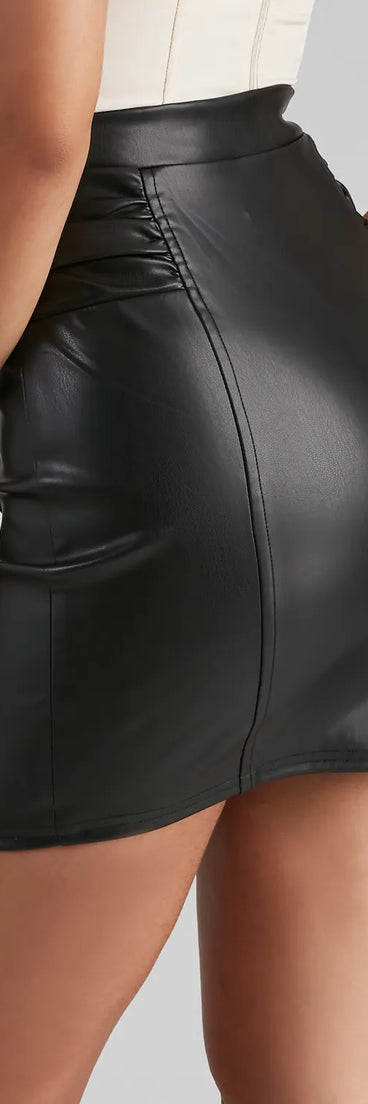 Sleek Must-Have Corset Mini Skirt