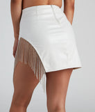 Get ready for any event with the Bring On The Glam Mini Skirt in ivory, an essential start to creating a versatile outfit for women for parties, cocktail hours, or Valentine's Day events.