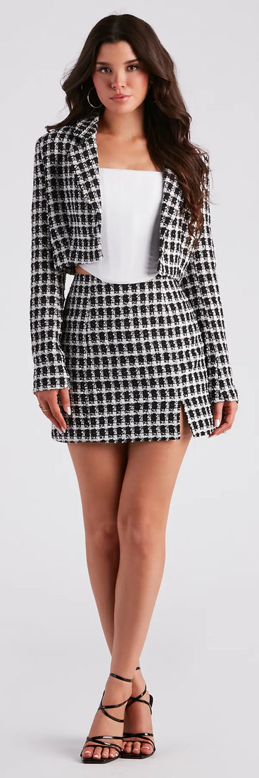 As If Moment Tweed Mini Skirt