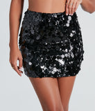 Disco Club Sequin Mini Skirt