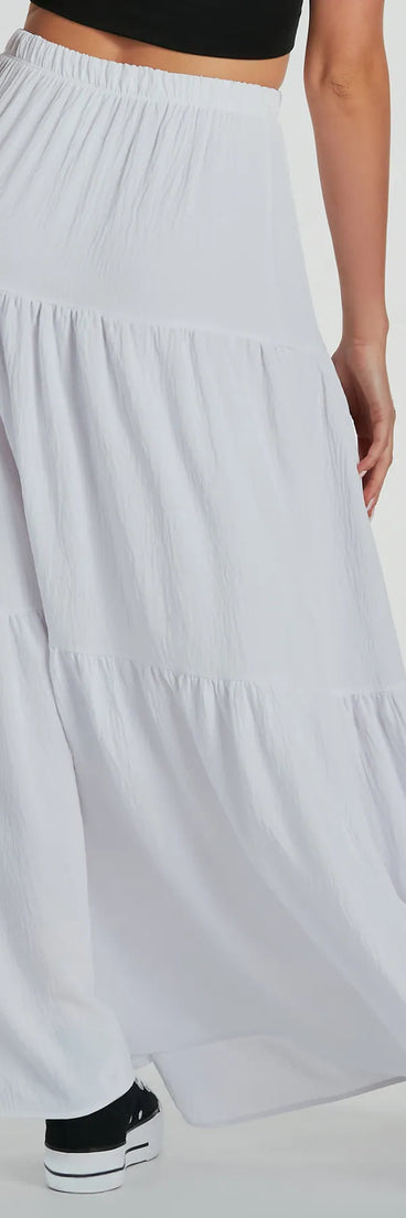 Flawless Duo Tiered Maxi Skirt