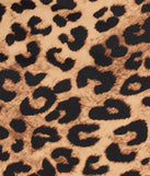 The Flirty Leopard Print Satin Mini Skirt is a trendy women's bottom in leopard print, designed with modern details and alluring textures to complete chic outfits for 2025.