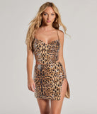 Celebrate in style with this stunning leopard going-out outfit essential, the Wild Sparkle Leopard Print Sequin Mini Skirt, featuring the latest statement-making details and a glamorous design perfect for any festive 2025 event.
