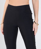 Create bold, fashion-forward looks for spring or summer with the 90s Sleek High-Rise Capri Pants in black, a must-have piece from Windsor’s collection of stylish bottoms for women.