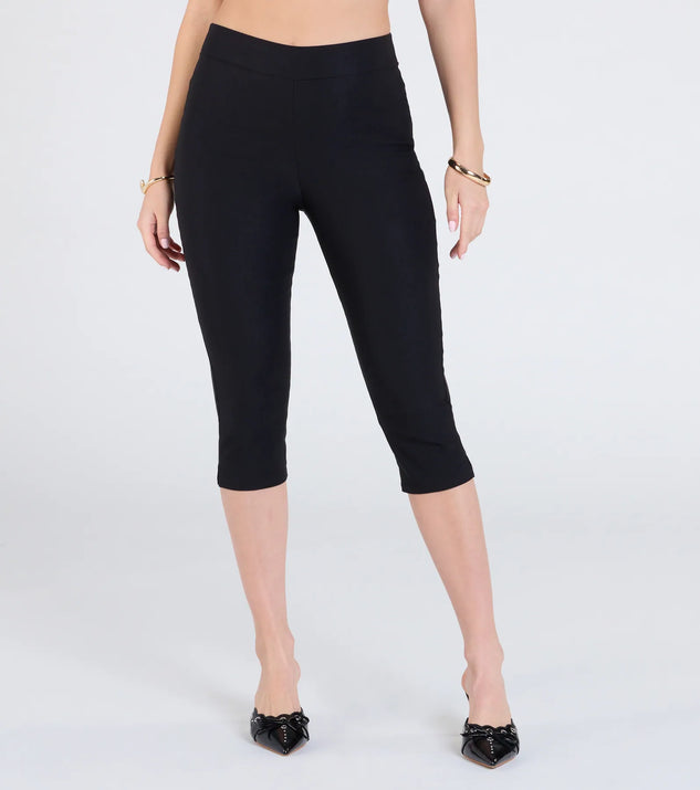 90s Sleek High-Rise Capri Pants | Windsor