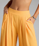 Weekend Vibes Wide-Leg Palazzo Pants