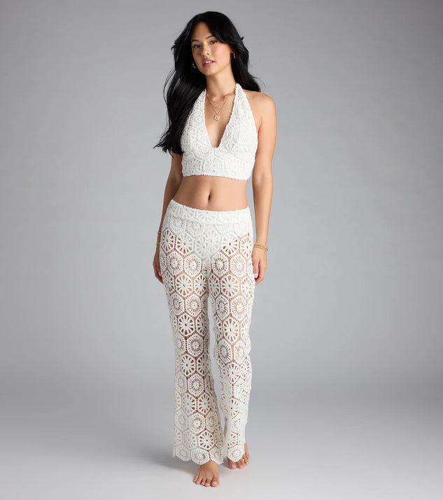 Get The Look Crochet High-Rise Pants | Windsor