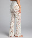 Get The Look Crochet High-Rise Pants
