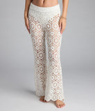 Get The Look Crochet High-Rise Pants