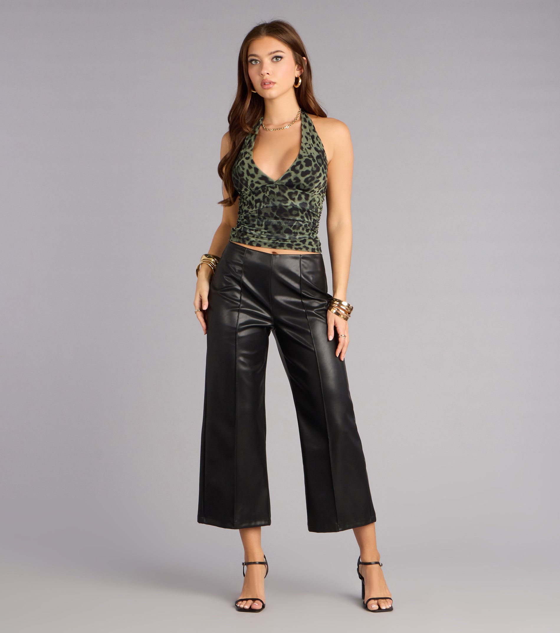 The Icon Faux Leather Capri Pants | Windsor