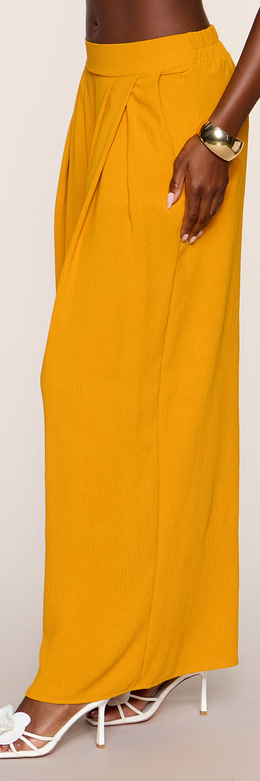 Breezy And Bold Wide-Leg Pants