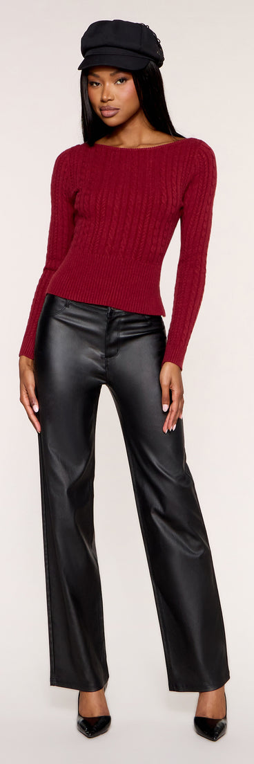 Sleek Move Mid Rise Straight Leg Pants