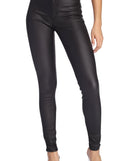 Stand Out Coated Skinny Pants