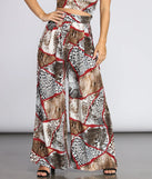 Animal Desire High-Waist Pants