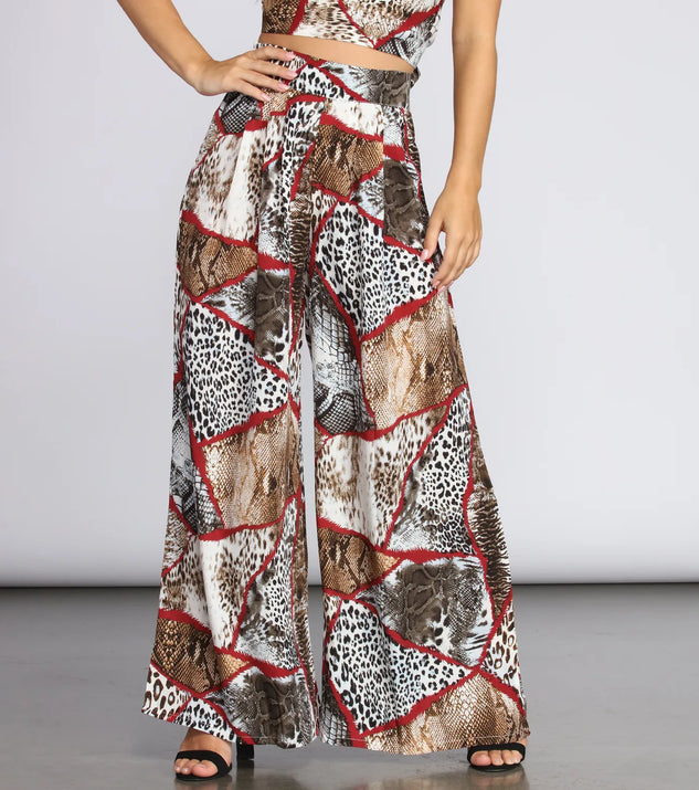 Animal Desire High-Waist Pants