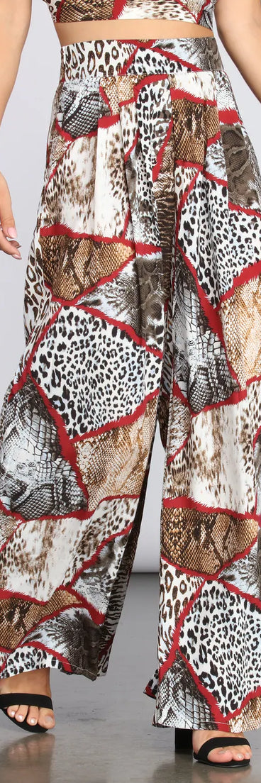 Animal Desire High-Waist Pants