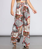 Animal Desire High-Waist Pants