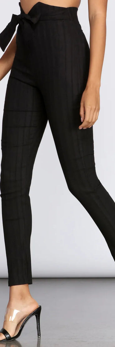 Tie It All Together Striped Pants