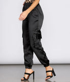 Sleek Satin Joggers