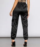 Sleek Satin Joggers