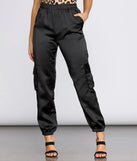 Sleek Satin Joggers