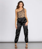 Sleek Satin Joggers
