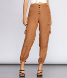 Button Down Cargo Pants
