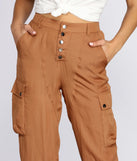 Button Down Cargo Pants