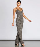 Sassy Stunner Leopard Print Jumpsuit