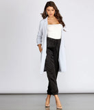 High Waist Satin Joggers