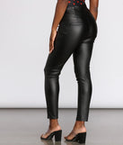 Sleek Chic Faux Leather Pants
