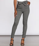 Tied To Style Jacquard Pants