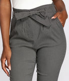 Tied To Style Jacquard Pants