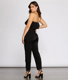 Miss Independent Strapless Tapered Jumpsuit