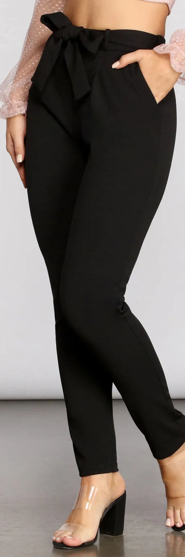 Making Deals Tie Waist Pants